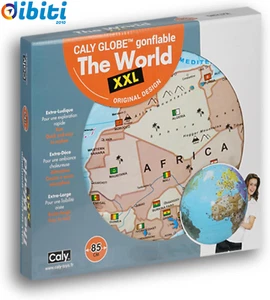 mappamondo gonfiabile grande-Inflatable globe "The World XXL" 85cm - Foto 1 di 12