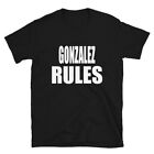 Gonzalez Rules Son Daughter Boy Girl Baby Name Tshirt