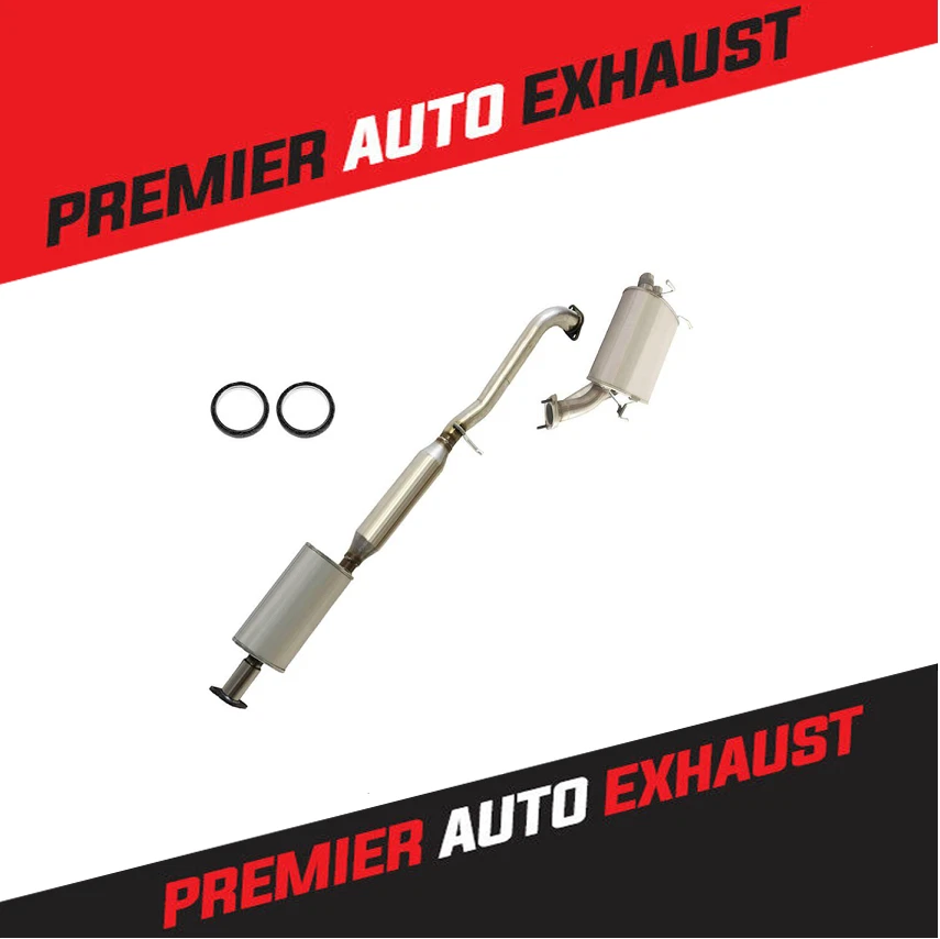 Sistema de escape silenciador resonador de acero inoxidable se adapta a: 2003-2004 G35 sedán tracción trasera Foto 1 de 1