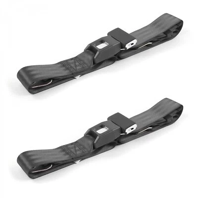 Kit de cinto de segurança Ford Fairlane 1968 - 1969 padrão 2pt balde de colo de carvão - 2 cintos - Imagem 1 de 4