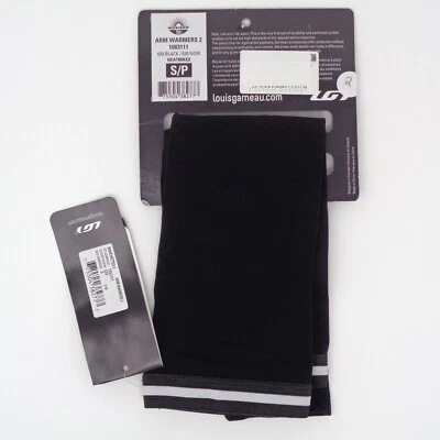 Calentadores de brazo LG Louis Garneau Heatmaxx 2 negro agarre de silicona para ciclismo - pequeños Foto 1 de 2