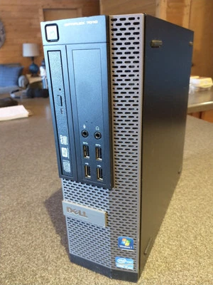 DELL OPTIPLEX 7010 i7-3770 3.4GHz, 8GB RAM, 250gb HDD, WINDOWS 10 PRO SFF 2xGPU - Image 1 of 4