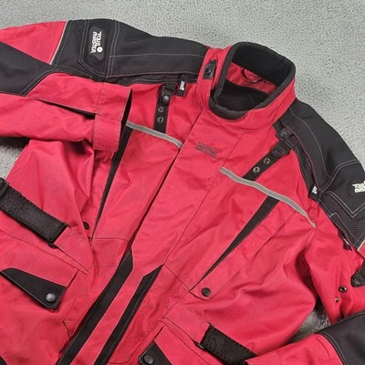 Tour Master Transition Jacket Mens XXL Red Black Motorcycle Riding CE Armor - Image 1 of 4