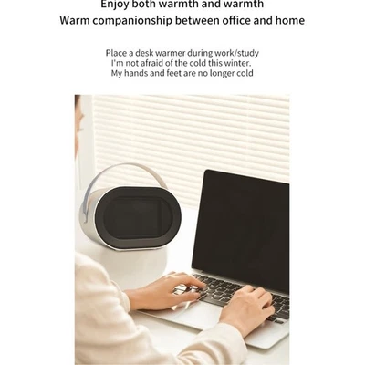 Desk Portable Heater Compact Heater Compact Design Flame-retardant Nylon - Image 1 of 4