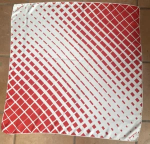 JACQMAR. 2 BRIGHT VINTAGE SILK SCARF- GEOMETRIC JACQMAR DESIGNS - Picture 1 of 13