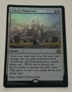 Teferi's Protection NM Foil Double Masters 2022 (2X2) MTG - Picture 1 of 1