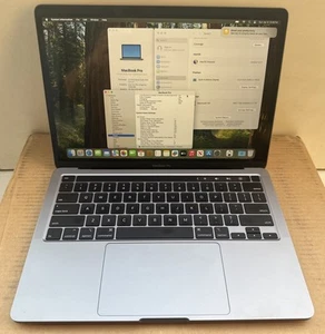 MacBook Pro 13 Touch Bar Space Gray 2020 2.3 GHz i7 32GB 1TB Excellent Condition - Picture 1 of 7