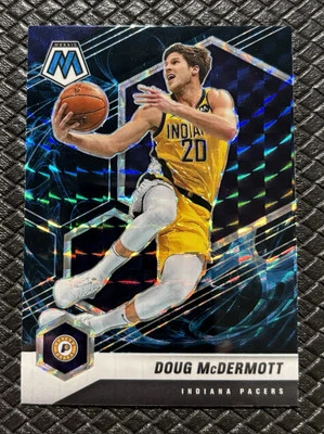 DOUG McDERMOTT 2020-21 Panini Mosaic #150 Genesis Prizm SSP Creighton Pacers - Image 1 of 2