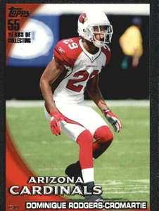 Topps Dominque Rodgers-Cromartie 2010 negro #09/55 Arizona Cardinals - Imagen 1 de 1