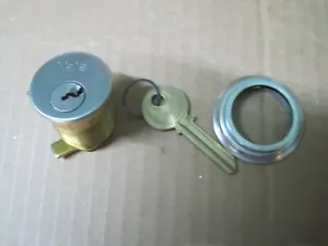 NEW YALE 1152 1-1/8" CYLINDER US26D "O" BIT LOT *A169 - Picture 1 of 5
