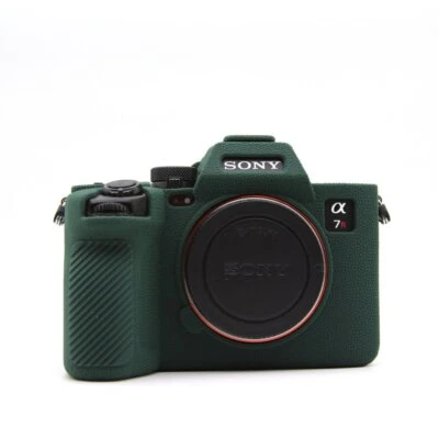 Funda protectora de silicona con armadura bolsa para cámara diseño de textura antideslizante para Sony A7RV Foto 1 de 4
