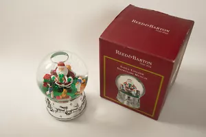 Reed & Barton Santa Toyland Schneekugel Musical (UA2/JSF6) Spieluhr 2011 Weihnachten - Bild 1 von 11