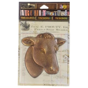 7Gypsies® Architextures™ Treasures, 7g25109 Vintage Cow Head NEW - Picture 1 of 2