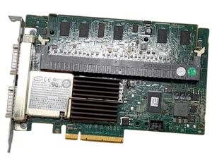 Dell J155F PERC 6E Dual Channel SAS RAID Controller w/ 512MB Cache & Battery - Picture 1 of 2