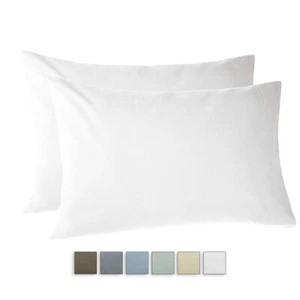 100 % Baumwolle Flanell Kissenbezüge 2er Set Standard oder King schwer warm - Bild 1 von 8