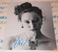 ALYCIA DEBNAM CAREY SIGNED BABE 8X10 PHOTO AUTO LOST FLOWERS WALKING DEAD COA