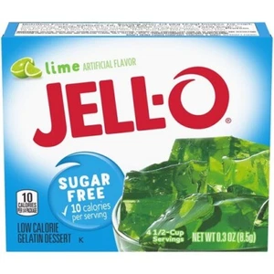 Jell-O Lime Sugar Free Instant Jello Gelatin Mix - Picture 1 of 1