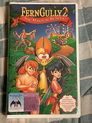 Ferngully 2: The Magical Rescue 1998 Rare VHS Screener Fox Sealed With Stamps - Image 1 of 3