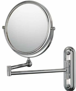 Kimball & Young 20644 Bath / Vanity 4X Magnify 7" Wall Mounted Swing Arm Mirror - Picture 1 of 2