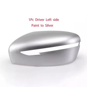 1x Left Side Door Side Mirror Cover Frame Fit For Nissan Murano 2015-2019 Silver - Picture 1 of 2