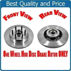 (1) Front Rotor & Hub Wheel Bearing For Ford 04-08 F150 2 Wheel Drive 6 Stud - Picture 1 of 3