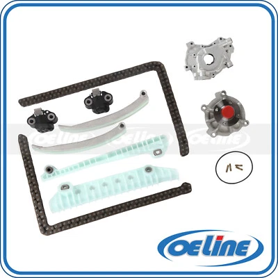 Kit de cadena de distribución para 06-10 Ford Explorer Mercury 4.6L 24V SOHC con bomba de agua de aceite Foto 1 de 4