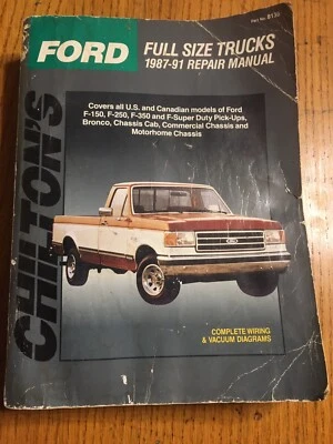 Ford F-150 F250 F-350 Super Duty Pickup Truck RV 1987-1991 Service Repair Manual - Image 1 of 4