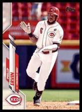 2020 Topps Phillip Ervin Baseball Card Cincinnati Reds #377