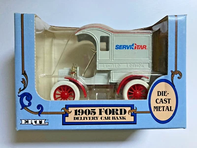 ERTL: 1905 Ford Delivery Car Bank: Servistar 1/25 Scale: Vintage 1988 - Image 1 of 4