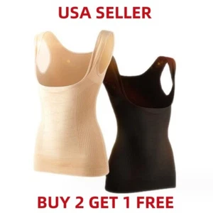 WomenTummy Control Camisole Cami Shaper Tank Top Body Shaper - Picture 1 of 10
