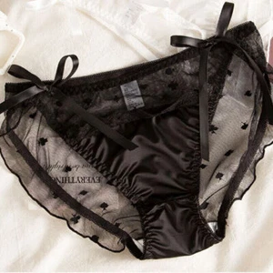 5 Packungen Set Unterwäsche Damen Frauen Satin Höschen Spitze transparent Slips Französisch sexy - Bild 1 von 14