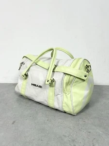 HEAD St Moritz Small ivory white lime green Sports Gym Duffle Bag Holdall - Picture 1 of 9