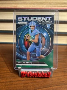 2024 Prizm Draft Picks Drake Maye Student Orientation Green Prizm RC #SO-DM - Picture 1 of 2