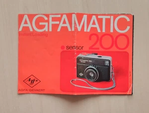 Agfa Matic Sensor 200 - Instruction Manual - Picture 1 of 1