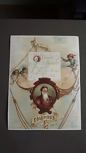 Tuck art firmado por Will/Frances Brundage 1892 aniversario viaje Columbus 7 impresiones - Imagen 1 de 12