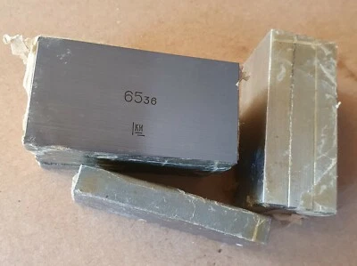 Bloque medidor métrico de precisión 65,36 mm. Foto 1 de 2