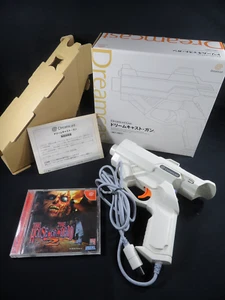 Dreamcast Sega gun controller DC House of the dead HKT-7800 Japan JP box manual - Picture 1 of 24