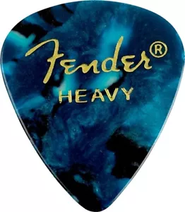 Originale Fender 351 Premium Picks Ocean Turchese Moto Pesante confezione da 12 198-0351-908 - Foto 1 di 1