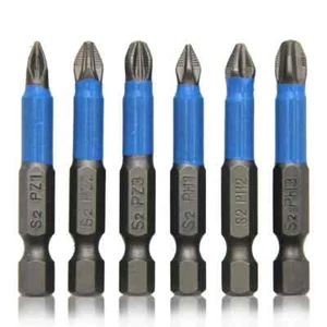 6pc Hexagonal Handle Screwdriver Tool Set PH1 PH2 PH3 PZ1 PZ2 PZ3 - Picture 1 of 3