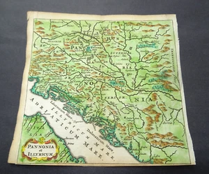 Antique Map of the Adriatic coast by Petrus Bertius 1672 - Picture 1 of 3