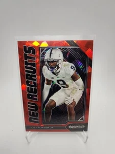 Selecciones de draft de fútbol americano Panini Prizm 2023 #NR-24 Joey Porter Jr. nuevos reclutas... - Imagen 1 de 2