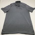 Ralph Lauren Rlx Golf Polo Mens M Gray Wicking Stretch Uv Pullover Shirt