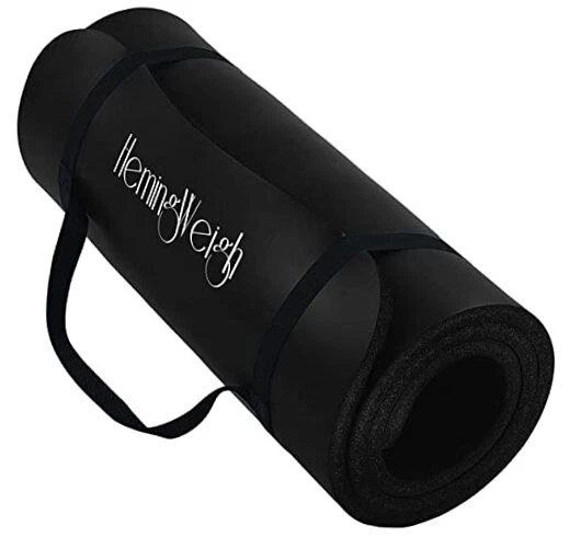 HemingWeigh Extra Thick Foam Exercise Mat | 23 X 70 Inches