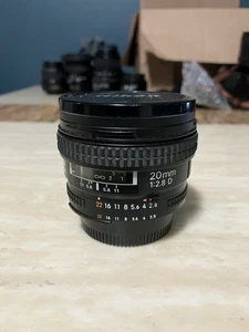 Nikon AF Nikkor 20mm 1:2.8D Camera Lens - Picture 1 of 5