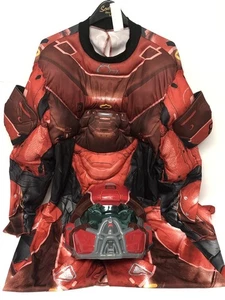 Verkleidung Herren Halo rot Spartaner Muskel Kostüm - Größe XX Large - Bild 1 von 2