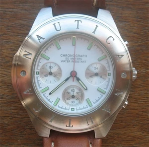 Nautica Chronograph, 50 Metres, Water Resistant (VD54A Seiko Movement) - Picture 1 of 19