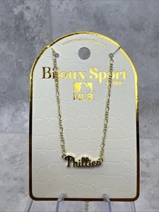 Philadelphia Phillies Bijoux Sport by Luv AJ MLB Necklace - 16” - Brand New! - Picture 1 of 4
