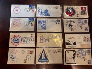 STS-6 unbekannt gemischt 12 Hüllen April 1983 Space Shuttle Challenger ERSTFLUG! - Bild 1 von 1