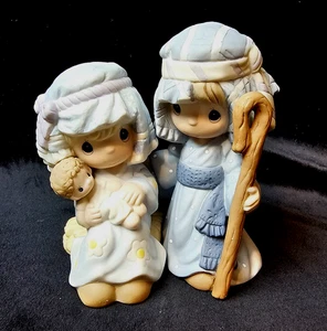 Precious Moments "Érase una vez una noche santa" Navidad María José Niño Jesús NUEVO - Imagen 1 de 16