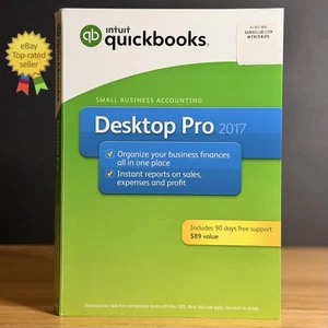 QUICKBOOKS Desktop Pro 2017 Windows 10 & 11 US Version Full Retail - TESTED - Picture 1 of 7